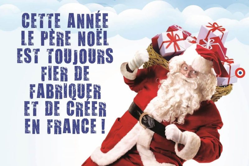 Le père Noël fabrique ses jouets en France