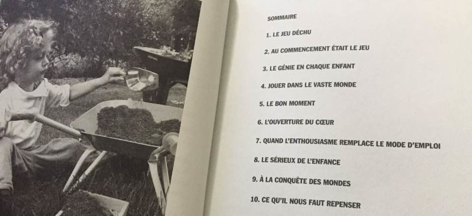 Une page du livre André Stern