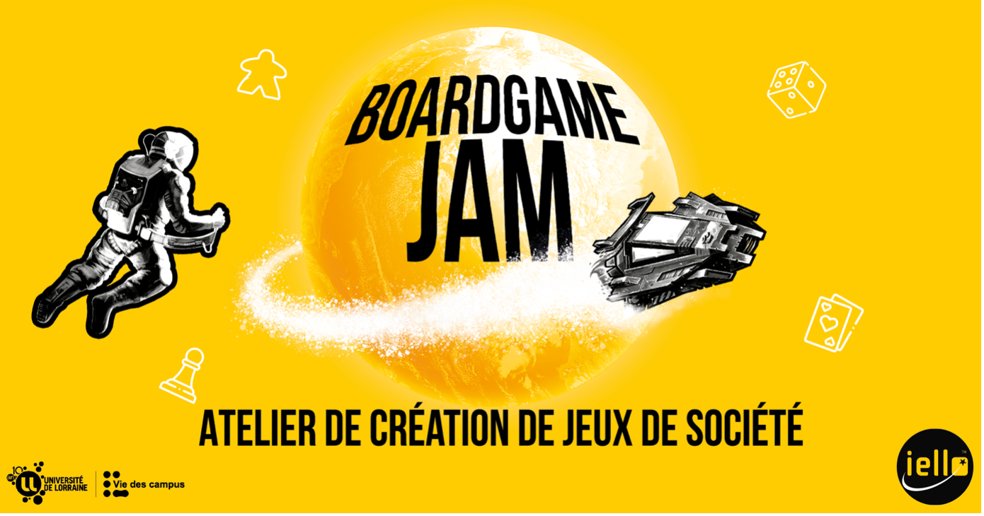 Bannière IELLO BOARD GAME JAM